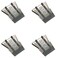 bjsdkff Hammer Handle Wedge Steel Wedge Axe Replacement Tools for Hammer Claw Hammer Sledge Blacksmith Mauls Axe Handle Wedge Kit 4 pieces