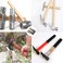 bjsdkff Hammer Handle Wedge Steel Wedge Axe Replacement Tools for Hammer Claw Hammer Sledge Blacksmith Mauls Axe Handle Wedge Kit 4 pieces