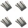 bjsdkff Hammer Handle Wedge Steel Wedge Axe Replacement Tools for Hammer Claw Hammer Sledge Blacksmith Mauls Axe Handle Wedge Kit 4 pieces