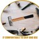 Mobestech Masonry Hammer Handle Replacement 984 Inch Oval Eye Smooth Wood Handle for Durable Hand Tool Grip