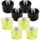 ZJIVQO 8 Pcs Rubber Hammer Replacement Rubber Striking Head Mallet Head Tips Set for Rubber Hammer 40mm