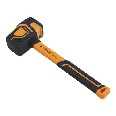 BOOSDEN Rubber Mallet 36 oz Rubber Mallet Hammer Rubber Hammer with Hook Mallet Hammer with Solid Head Ergonomic Grip Handle Soft Face Hammer No Damage for Flooring Woodworking and Camping