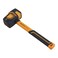 BOOSDEN Rubber Mallet 36 oz Rubber Mallet Hammer Rubber Hammer with Hook Mallet Hammer with Solid Head Ergonomic Grip Handle Soft Face Hammer No Damage for Flooring Woodworking and Camping