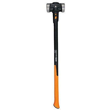 Fiskars PRO 7506701001 IsoCore 8 lb Double Flat Face Sledge Hammer 36