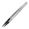 ENGINEER PTZ41 PPS ESDSafe Plastic Tipped Tweezers Straight Interchangeable Fine Pointed Tips Stainless Steel Body