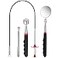 Patelai 4 Pieces Telescoping Magnet Pick up Tool Set Extendable Claw Grabber Tool Bendable Spring Telescoping Inspection Mirror 2 Lb 20 lb Magnetic Stick Gadget for Home Sink Drains Fathers Day gift