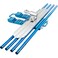 VEVOR Bull Float Magnesium Concrete Float 48 x 8 Round End Concretes Floats Tools Cement Tool Bull Concrete Kit Bull Float with 4 Float Handle Bull Floats Bracket Concretes Tools Finishing Bulls