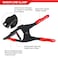 Goldblatt 4 Pieces Mason Line Clamps Mason Line String Line Red Orange Nylon Twine String Rolls Concrete Tools Set Construction Masonry Measurement String for A String Level