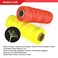 Goldblatt 4 Pieces Mason Line Clamps Mason Line String Line Red Orange Nylon Twine String Rolls Concrete Tools Set Construction Masonry Measurement String for A String Level