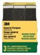 3M MediumCoarse Sanding Sponge 334in x 258in x 1in 3Pack