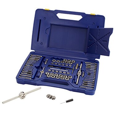 IRWIN Tools 76 Piece Machine ScrewFractionalMetric Tap and Hex Die Super Set 26376