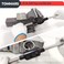 TOMMARS 51Pc 1420 to 114 Jumbo Tap and Die Set SAE Round Threading Dies for Threading and Rethreading Internal and External Threads