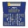 IRWIN Tools Hanson Machine ScrewFractionalMetric Tap and Hex Die and Drill Bit Deluxe Set 117 Piece 26377 SilverBlue