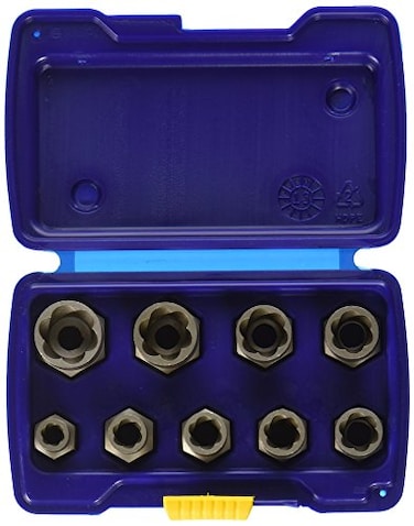 IRWIN Bolt Extractor Set Metric 9Piece 54019