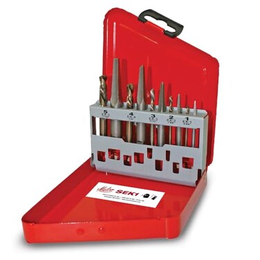 Malco SEK1 USA Made 10 Piece Screw Extractor Kit