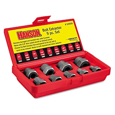 IRWIN Bolt Extractor Set Fractional 9Piece 54009