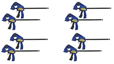 IRWIN Irwin Quick Grip 530062 412 QuickGrip OneHanded Micro Bar Clamp 4 Count