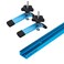 POWERTEC 71169 48Inch Universal TTrack with 2 HoldDown Clamps anodized blue