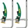 MICROJIG MatchFit Ratchet Clamp 2PACK 7Inch Capacity AntiPivot Spring Quick Release Trigger NoMar Clamp Pad Compatible with Dovetail System Track Saw Guide Rails DVC700RAPX2