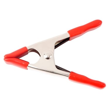 WORKPRO W032006 Steel Spring Clamp HeavyDuty 1 In NonMarking PVC Coated Tips and Handles Single Pack
