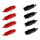 GDQLCNXB 20A Insulated Alligator Clips Electric Circuit Test Testing Crocodile Clamps 4 Red4 Black8 Pack