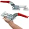 MOUYAT 2 Pack Heavy Duty Toggle Clamp 4000Lbs Capacity Pull Toggle Latch Clamp with Adjustable Threaded U Bolt 40370 Self Lock Toggle Clamp Tool for ToolBox Case