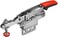 BESSEY STCHV20 Horizontal AutoAdjust Toggle Nickel Plated Clamp Vertical Flange Silver