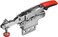 BESSEY STCHV20 Horizontal AutoAdjust Toggle Nickel Plated Clamp Vertical Flange Silver