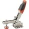 BESSEY STCVH50 Vertical AutoAdjust Toggle Face Mount Nickel Plated Clamp Vertical Flange Silver