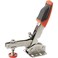 BESSEY STCVH50 Vertical AutoAdjust Toggle Face Mount Nickel Plated Clamp Vertical Flange Silver