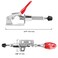 MUKLEI 10 Pack Adjustable Toggle Clamp 301 AM Push Pull Toggle Clamps Quick Release Vertical Clamp for Welding Woodworking 99 lbs Max Clamping Force