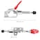 MUKLEI 10 Pack Adjustable Toggle Clamp 301 AM Push Pull Toggle Clamps Quick Release Vertical Clamp for Welding Woodworking 99 lbs Max Clamping Force
