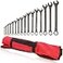 VCT 16Pc Raised Panel Combination Wrenches Set 12Point SAE Standard Wrench Set 14 to 114
