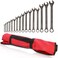 VCT 16Pc Raised Panel Combination Wrenches Set 12Point SAE Standard Wrench Set 14 to 114