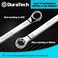 DURATECH 52Piece Combination Wrench Set 32 PCS Combo 20 PCS Stubby SAE Metric CRV Steel with Rolling Pouch