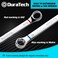 DURATECH 52Piece Combination Wrench Set 32 PCS Combo 20 PCS Stubby SAE Metric CRV Steel with Rolling Pouch