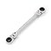 TEKTON 9 x 11 mm Flex Ratcheting Box End Wrench WRN76105