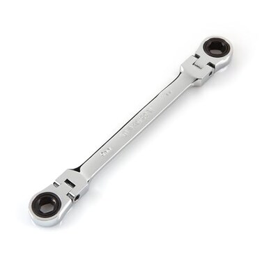TEKTON 9 x 11 mm Flex Ratcheting Box End Wrench WRN76105