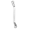HARFINGTON Offset Extra Long Box End Wrench 11 x 13 mm Metric 12 Point 75 Degree Offset Double End Box Ratcheting Wrench Carbon Steel Polished Long Spanner Tools