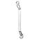 HARFINGTON Offset Extra Long Box End Wrench 11 x 13 mm Metric 12 Point 75 Degree Offset Double End Box Ratcheting Wrench Carbon Steel Polished Long Spanner Tools