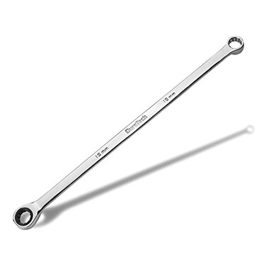 DURATECH 15mm Extra Long Ratcheting Wrench Metric CRV Steel