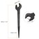 HARFINGTON Single Open End Spanner Wrench 1116inch 15 Degree Angle Single Head SAE Construction Spanner Wrenches for Automotive Mechanical Maintenance