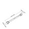 Utoolmart 2Pcs Flare Nut Wrench 8mm x 10mm Metric Double Open End Wrench