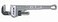 IRWIN VISEGRIP Tools Cast Aluminum Pipe Wrench 2Inch Jaw Capacity 12Inch 2074112