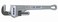 IRWIN VISEGRIP Tools Cast Aluminum Pipe Wrench 2Inch Jaw Capacity 12Inch 2074112