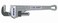 IRWIN VISEGRIP Tools Cast Aluminum Pipe Wrench 2Inch Jaw Capacity 12Inch 2074112