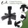 CAMOLIKOS 6 Sided Plumbing Cleanout Plugs Wrench Threaded Drum Trap Cleanout Tools For Installing Or Removing Countersunk Plugs Drum Traps And Threaded Cleanouts