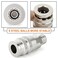GASHER 2PCS 12Inch Male Industrial Coupler 12 Basic Flow Quick Connect Air Coupler