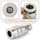 GASHER 2PCS 12Inch Male Industrial Coupler 12 Basic Flow Quick Connect Air Coupler