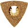 Rockwell RW8923 Sonicrafter Oscillating Multitool Triangular Carbide Grit Rasp Blade with Universal Fit System Gold